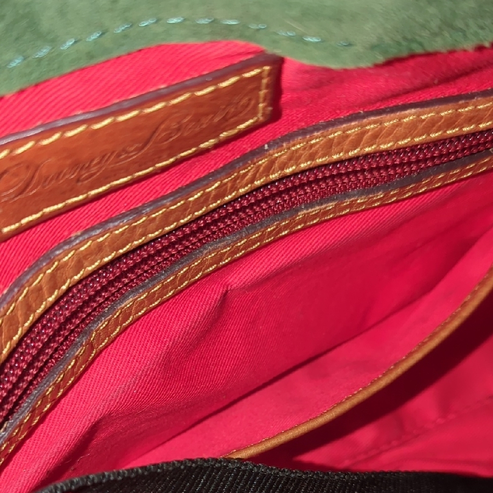 Dooney Bourke  Florentine Brown Leather Shoulder Bag - Picture 8 of 16